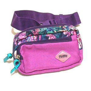 Totto Agapec Triple Compartment Waist Bag / Travel Pouch - Floral 🌸✨
